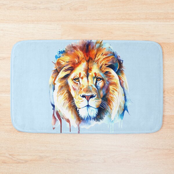 Item preview, Lion Art, Watercolor Painting designed and sold by KOTOdesign.