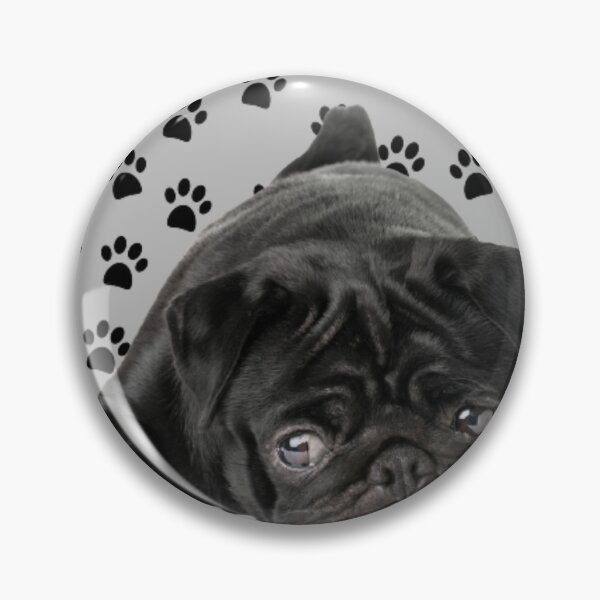 Item preview, Adorable Black Pug  designed and sold by THISPUGVIBE.