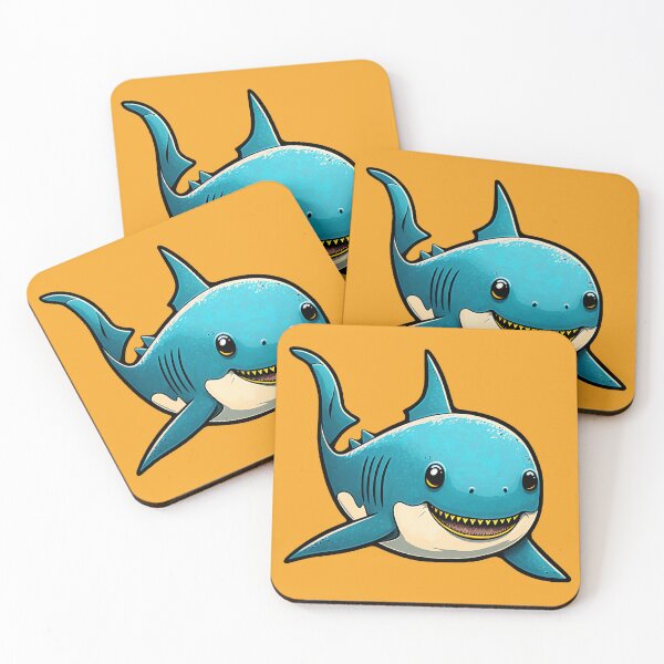Item preview, Cute Cartoon Shark designed and sold by Definitelycole.