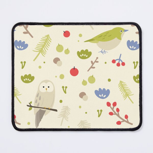 Item preview, Wild Birds Pattern - Green Bird&Owl designed and sold by J-Archive.