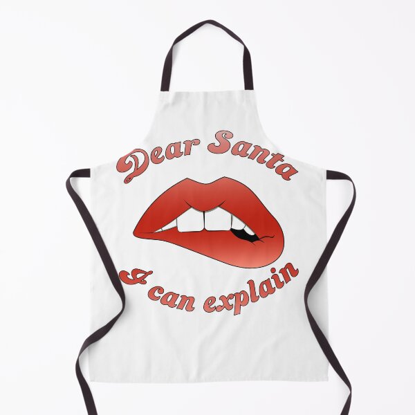 Item preview, Dear Santa i can explain | Sexy lip bite Christmas illustration designed and sold by ProdbyNiECO.