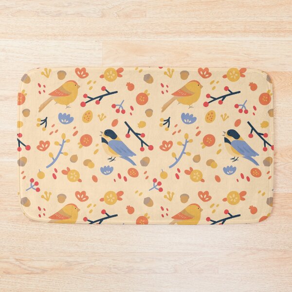 Item preview, Wild Birds Pattern - Orange&Blue Birds designed and sold by J-Archive.
