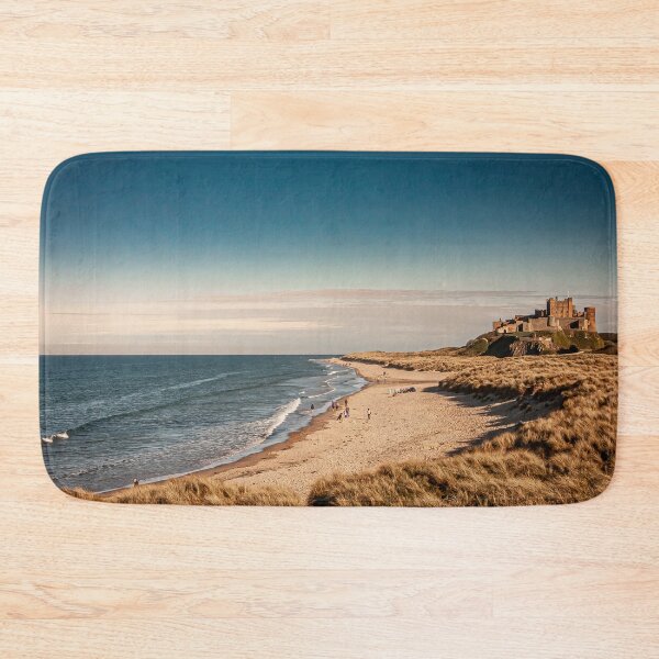 Item preview, Bamburgh Castle and beach - Colour photograph art print designed and sold by DestinationUK.