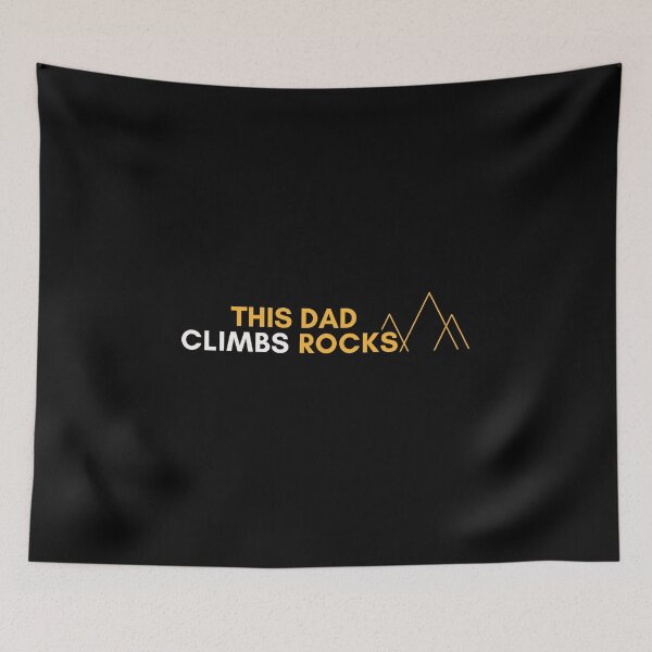 Item preview, This Dad Climbs Rocks. Rock Climbing designed and sold by Boulder Design Co.