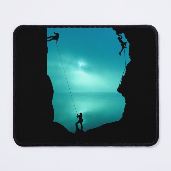 Item preview, Three Lead Climbers Silhouette. Rock Climbing designed and sold by Boulder Design Co.