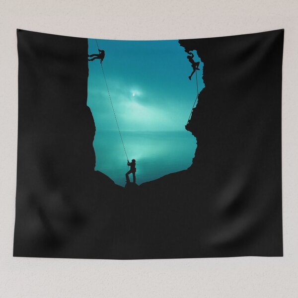 Item preview, Three Lead Climbers Silhouette. Rock Climbing designed and sold by Boulder Design Co.