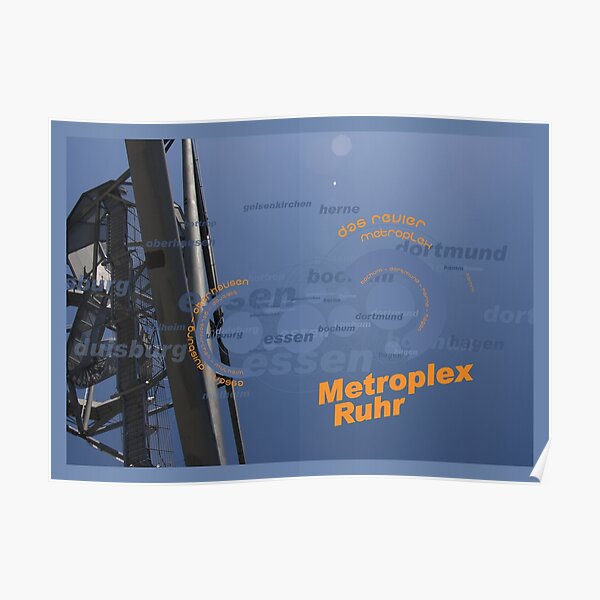Metroplex Ruhr - Tetra Poster