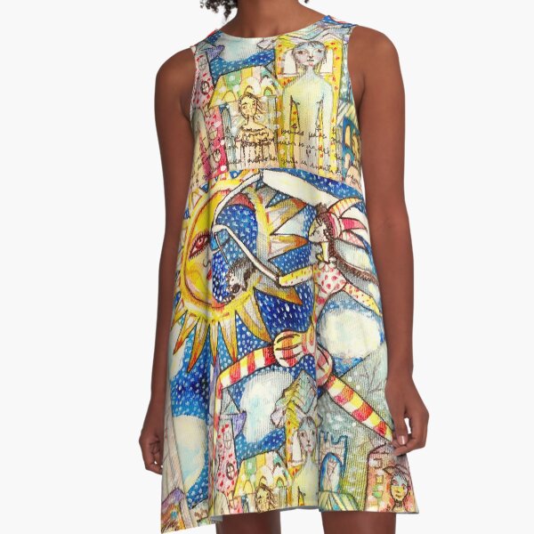 ¡Qué Viva! A-Line Dress