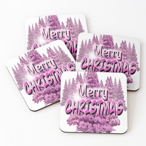 Item preview, Merry Christmas Pink designed and sold by TheArtCave.