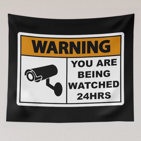 Item preview, Warning You are being watched 24hrs designed and sold by clubtee.
