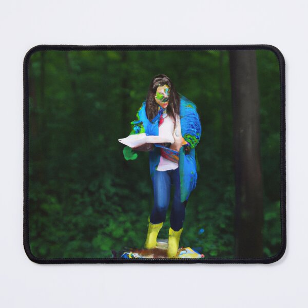 Item preview, lady painting in the woods designed and sold by Bakesales.
