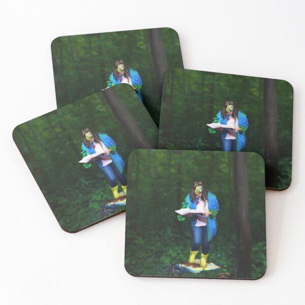 Item preview, lady painting in the woods designed and sold by Bakesales.