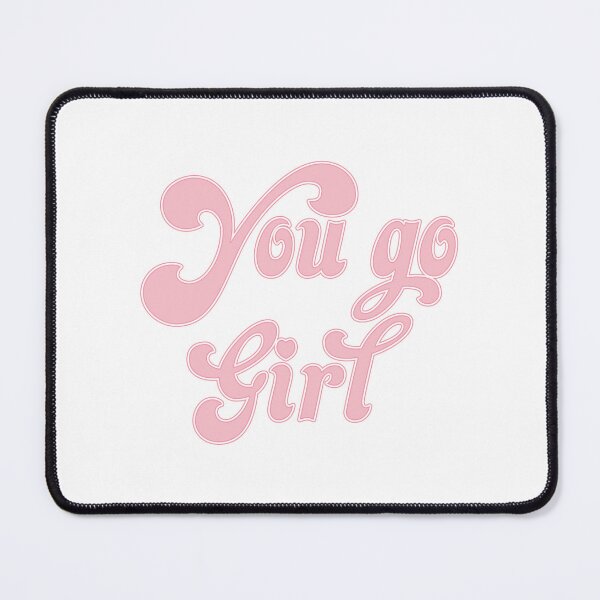 Item preview, You go Girl | Girly Pink | Bubblegum Typography designed and sold by ProdbyNiECO.