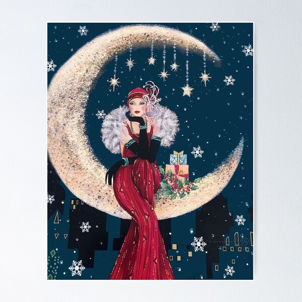 Item preview, FLAPPER : Vintage High Style Beautiful Print designed and sold by posterbobs.