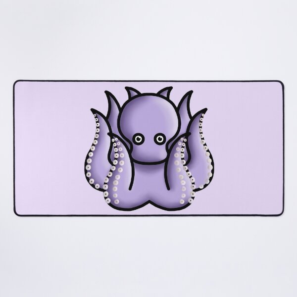 Item preview, little cute pastel purple octopus designed and sold by octo-PS.