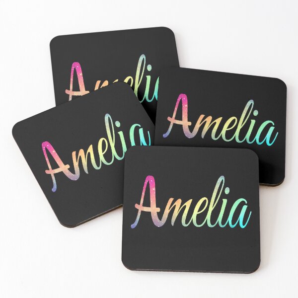 Item preview, AMELIA Personalized Name Birthday Tag Family Name AMELIA Girl Custom Name First Name Last Name  designed and sold by HalloweenGift.
