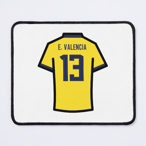 Item preview, Valencia #13 ECU Yellow Blue 22 Football Jersey designed and sold by Millustgfx.