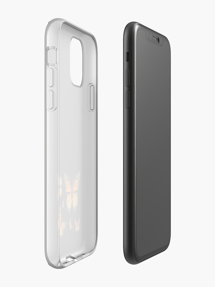 Alternate view of Monarch Butterfly Rapsody iPhone Case & Cover