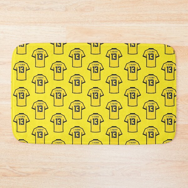 Item preview, Valencia #13 ECU Yellow Blue 22 Football Jersey designed and sold by Millustgfx.