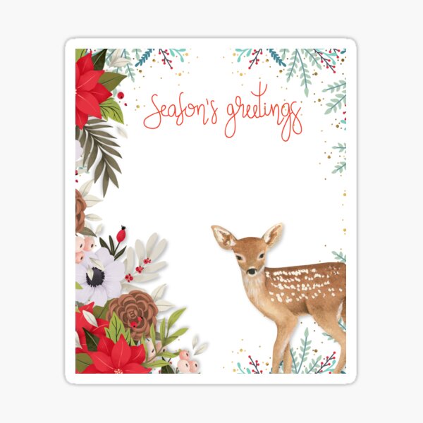 &ldquo;Merry Christmas Aesthetic Wallpaper&rdquo; Sticker for Sale by netdota