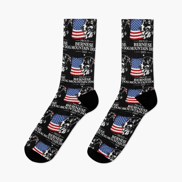 Item preview, Bernese Mountain Dog Mom America Flag Patriotic Dog Canine Portrait designed and sold by dogarts.