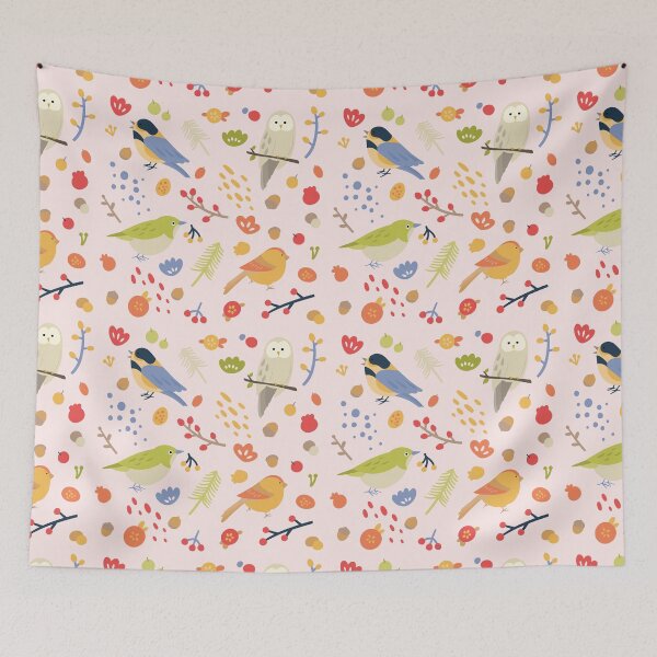 Item preview, Wild Birds Pattern - Birds in the forest designed and sold by J-Archive.