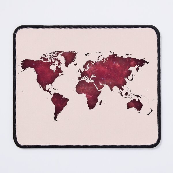Item preview, Redish worldmap designed and sold by AlbertoRuiZ.
