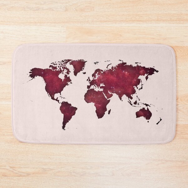 Item preview, Redish worldmap designed and sold by AlbertoRuiZ.