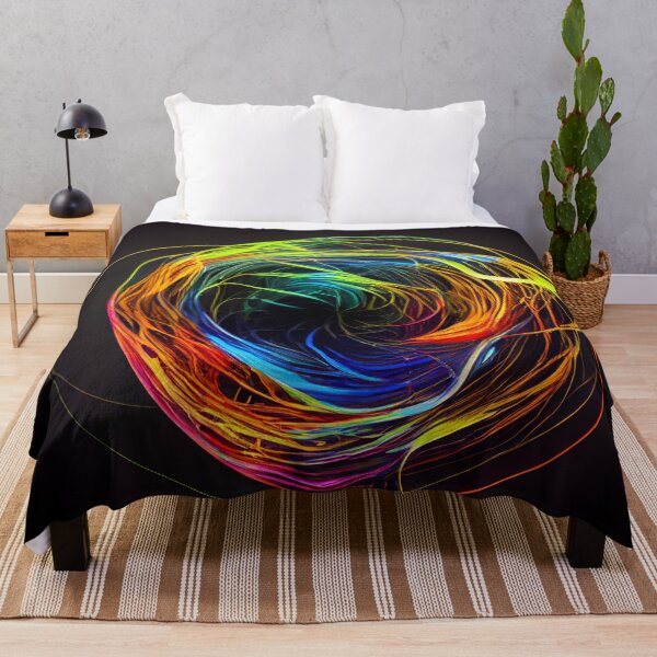 Item preview, A Vivid Stunning Ultra-Realistic Multi-Colored Swirling Abstract vision of Colorful Artwork.  designed and sold by Right Passage.