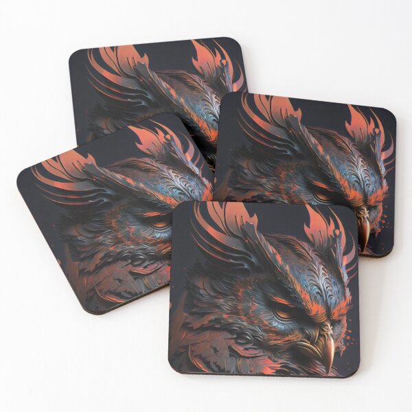 Item preview, Realistic owl portrait designed and sold by Elite's Workshop.