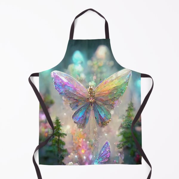 Item preview, Rainbow Crystal Butterfly Lover Room Decor Rainbow Waterfall Abstract Art Print designed and sold by PrincessArtwork.