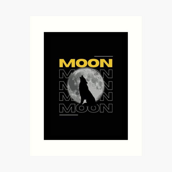 Item preview, MOON designed and sold by TarekDesign ⭐⭐⭐⭐⭐.