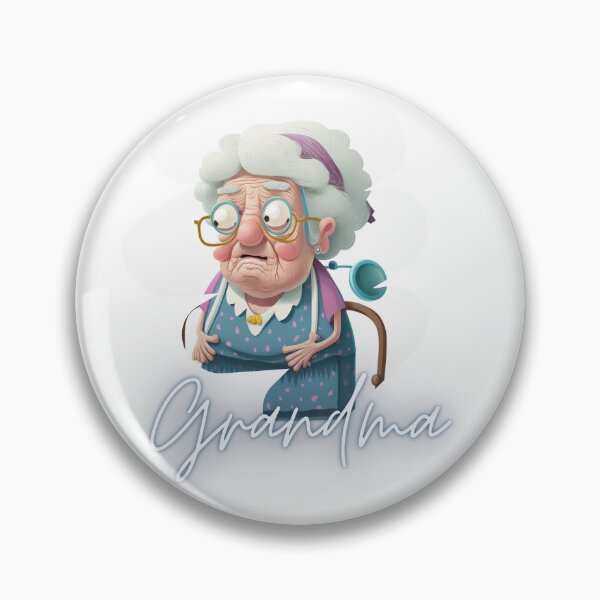 Item preview, Funny Grandma Is In The Hospital Again Artwork Sticker designed and sold by TheCreativeFab.