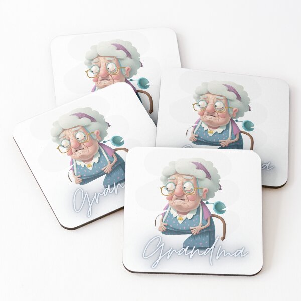 Item preview, Funny Grandma Is In The Hospital Again Artwork Sticker designed and sold by TheCreativeFab.