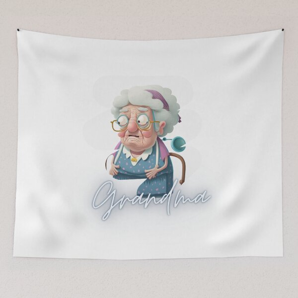 Item preview, Funny Grandma Is In The Hospital Again Artwork Sticker designed and sold by TheCreativeFab.