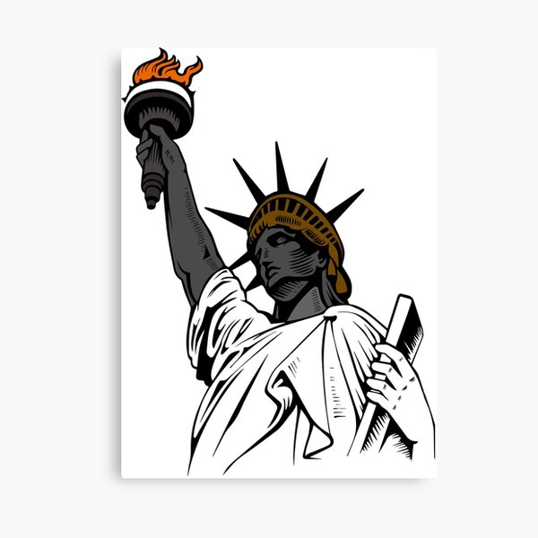 Statue of liberty Canvas Print
