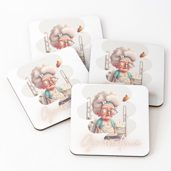 Item preview, Hilarious Grandma Is In The Hospital Again Artwork Sticker designed and sold by TheCreativeFab.
