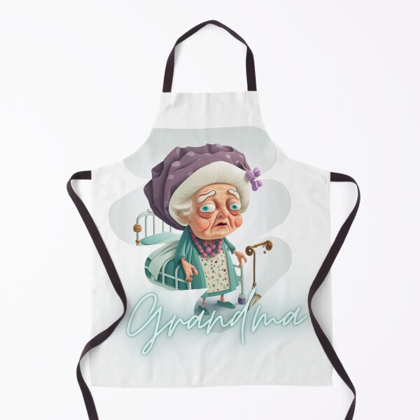 Item preview, Hilarious Grandma Is In The Hospital Again Artwork Sticker designed and sold by TheCreativeFab.