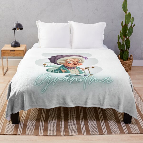 Item preview, Hilarious Grandma Is In The Hospital Again Artwork Sticker designed and sold by TheCreativeFab.
