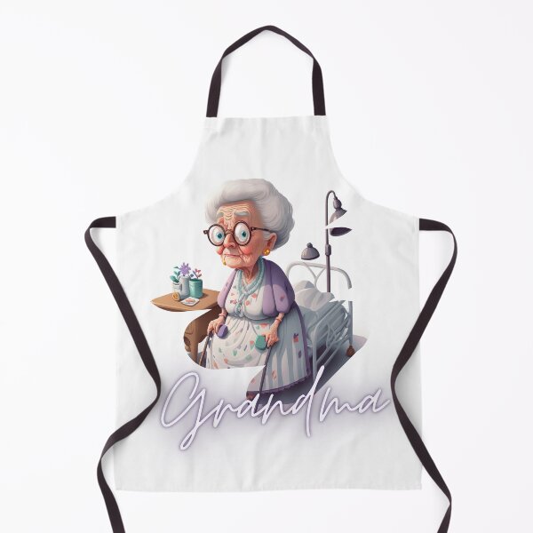 Item preview, Sad Grandma Is In The Hospital Again Artwork Sticker designed and sold by TheCreativeFab.