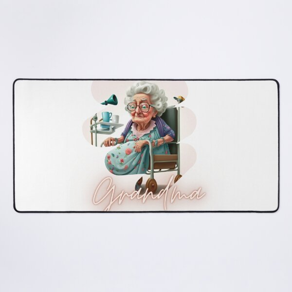 Item preview, Smart Grandma Is In The Hospital Again Artwork Sticker designed and sold by TheCreativeFab.