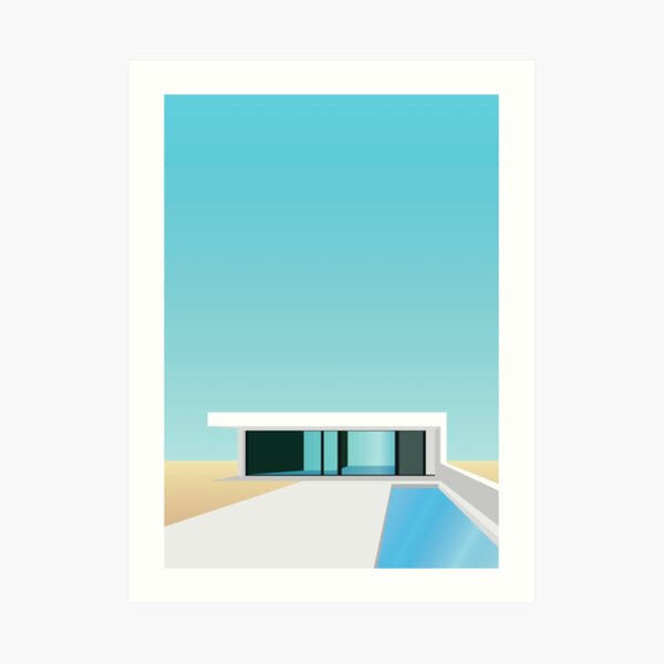 Summer residence Art Print