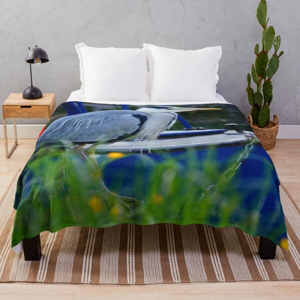 Item preview, Heron on the canal designed and sold by Rowena Ko.