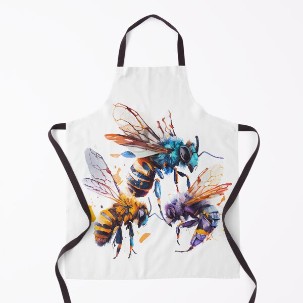 Item preview, Bees Colourful Art, Watercolor Painting designed and sold by KOTOdesign.
