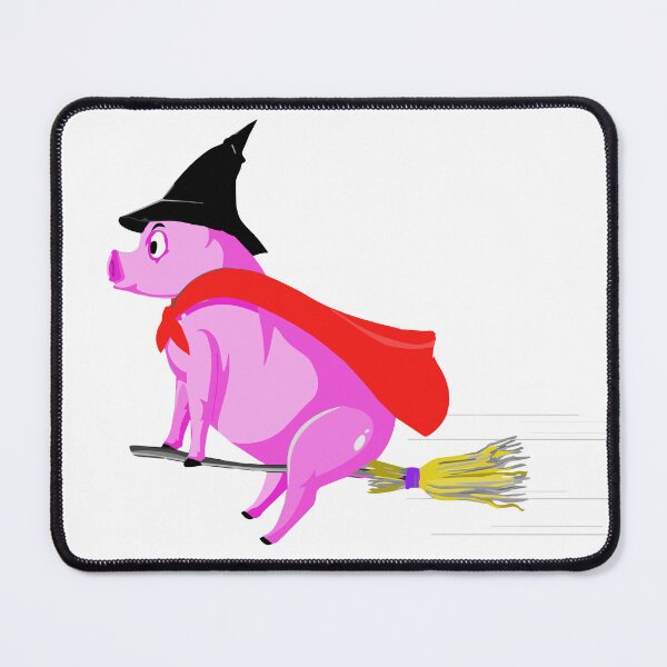 Item preview, Pig on broomstick designed and sold by Right-Fit27.