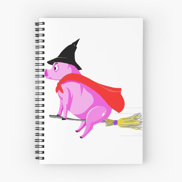 Item preview, Pig on broomstick designed and sold by Right-Fit27.