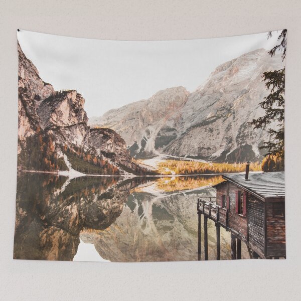 Item preview, braies lake in south tyrol designed and sold by franckreporter.