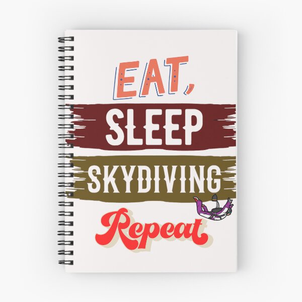 Item preview, Eat sleep skydiving repeat, skydiving designed and sold by HarriPaloma.