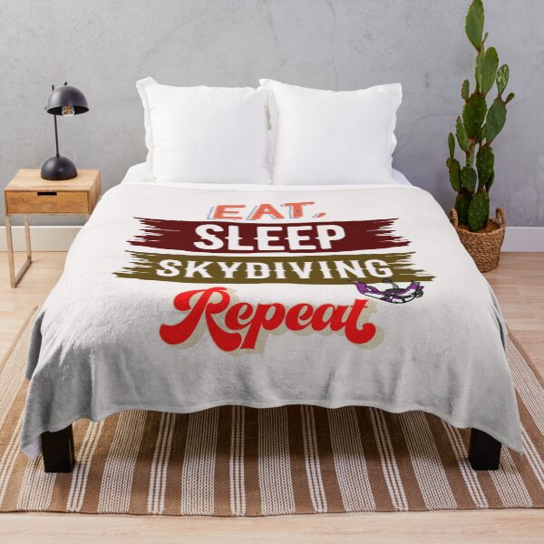 Item preview, Eat sleep skydiving repeat, skydiving designed and sold by HarriPaloma.