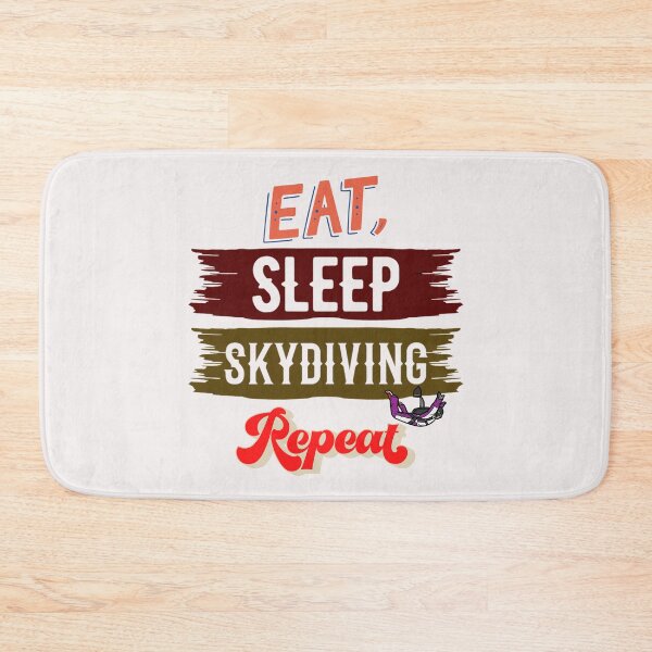 Item preview, Eat sleep skydiving repeat, skydiving designed and sold by HarriPaloma.